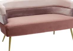 Soffa Sandwich - Puderrosa, 2-Sits - KARE Design