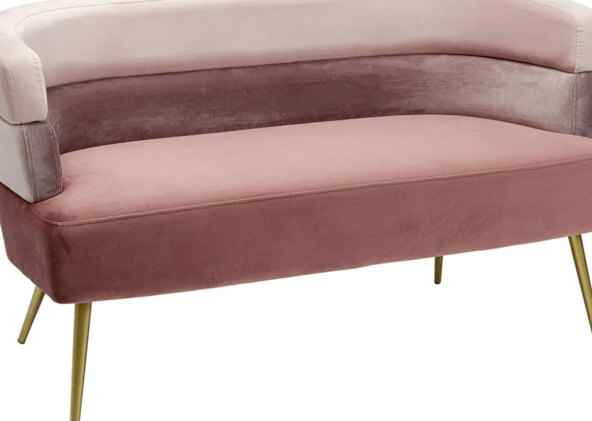 Soffa Sandwich - Puderrosa, 2-Sits - KARE Design