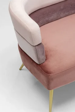 Soffa Sandwich - Puderrosa, 2-Sits - KARE Design