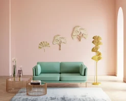 Soffa Shirly - Mintgrön, 3-Sits - KARE Design
