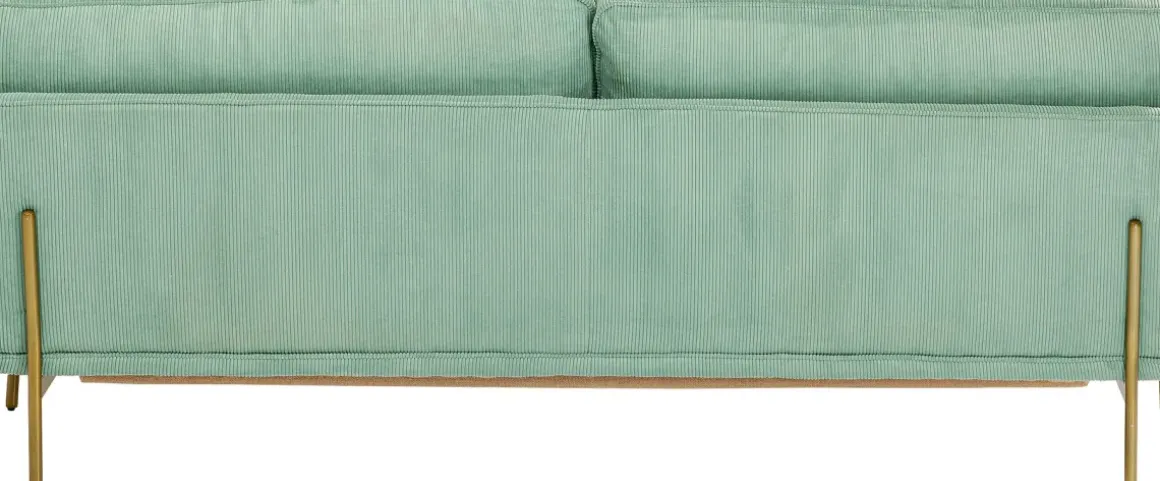 Soffa Shirly - Mintgrön, 3-Sits - KARE Design