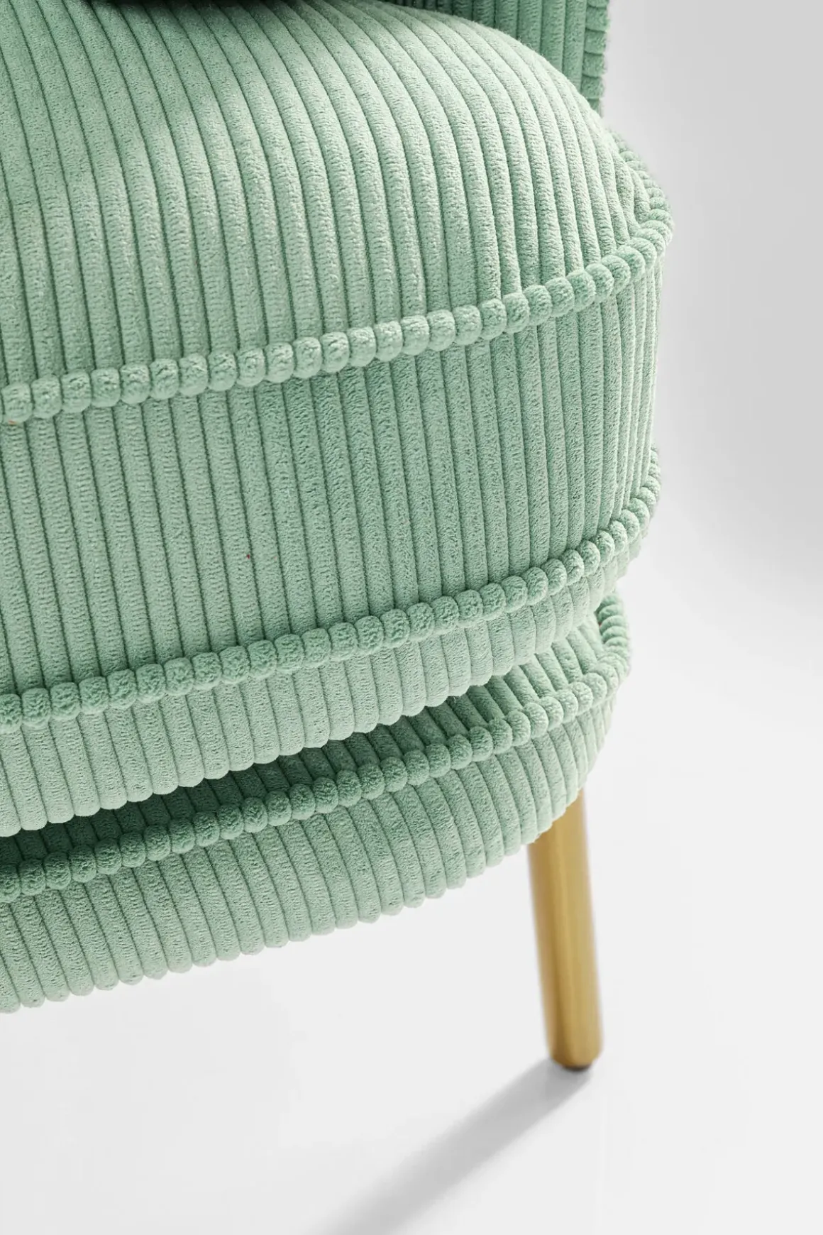 Soffa Shirly - Mintgrön, 3-Sits - KARE Design