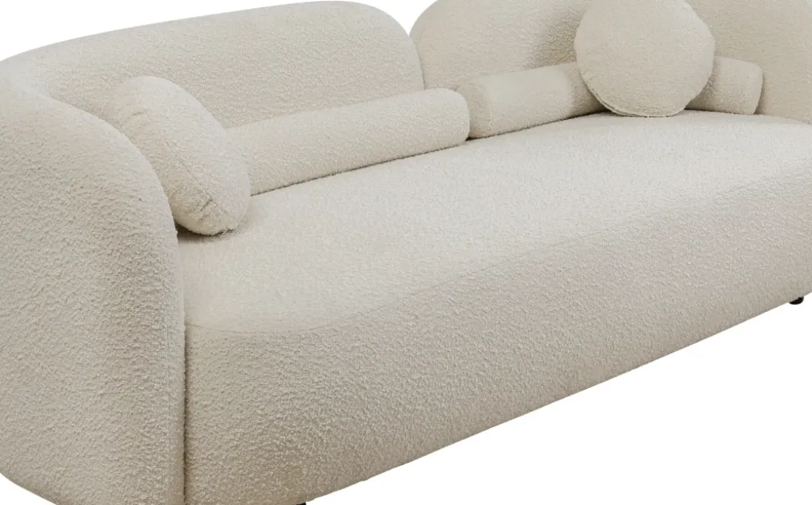 Soffa 3-Sits Kelly - Boucle, 225cm - KARE Design