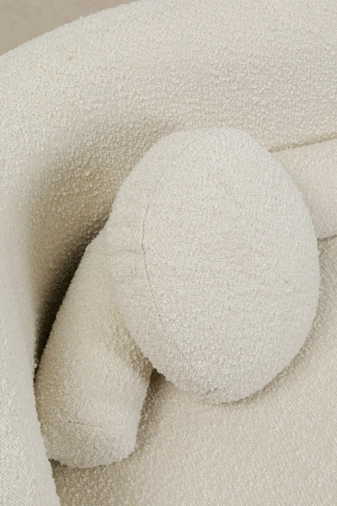 Soffa 3-Sits Kelly - Boucle, 225cm - KARE Design