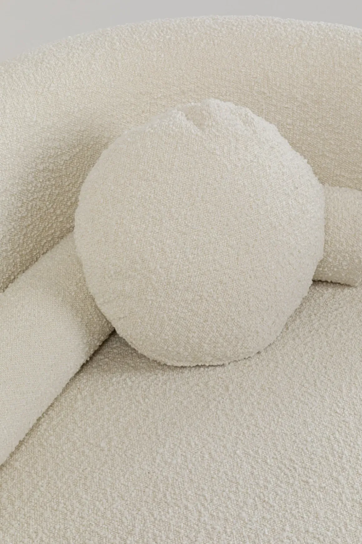Soffa 3-Sits Kelly - Boucle, 225cm - KARE Design