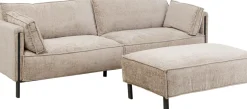 Soffa 3-Sits Victor - Grå, 233cm - KARE Design