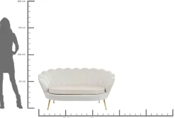 Soffa Water Lily 2-sits Beige - KARE Design