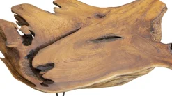 Soffbord Aspen - Bord i Rustikt Mörkt Trä, 100x60cm - KARE Design