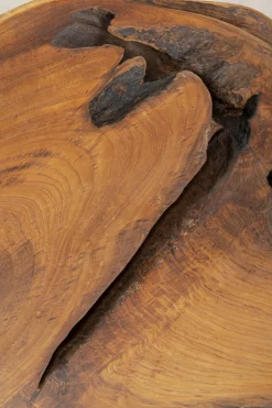 Soffbord Aspen - Bord i Rustikt Mörkt Trä, 100x60cm - KARE Design