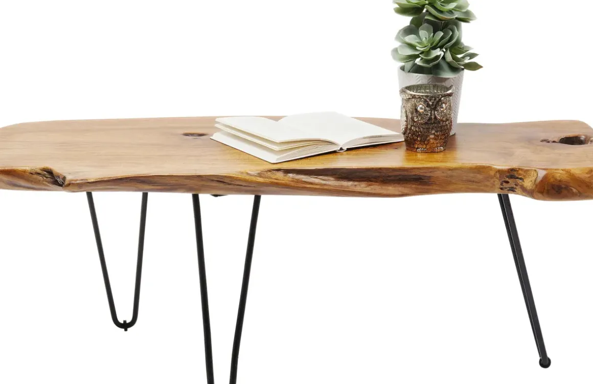 Soffbord Aspen - Bord i Rustikt Trä, 106x41cm - KARE Design