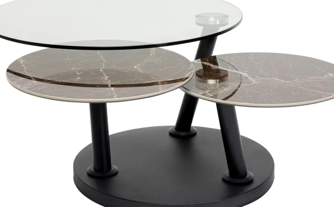 Soffbord Avignon, 80 (+124)x80cm - KARE Design