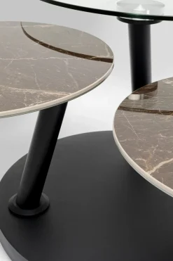 Soffbord Avignon, 80 (+124)x80cm - KARE Design