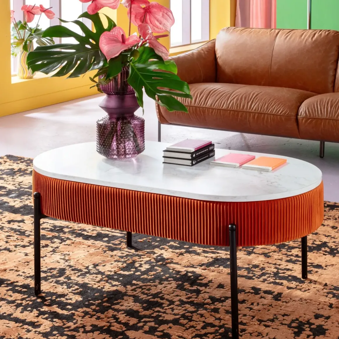 Soffbord Ballabile Storage - med förvaring, 114x60cm - KARE Design