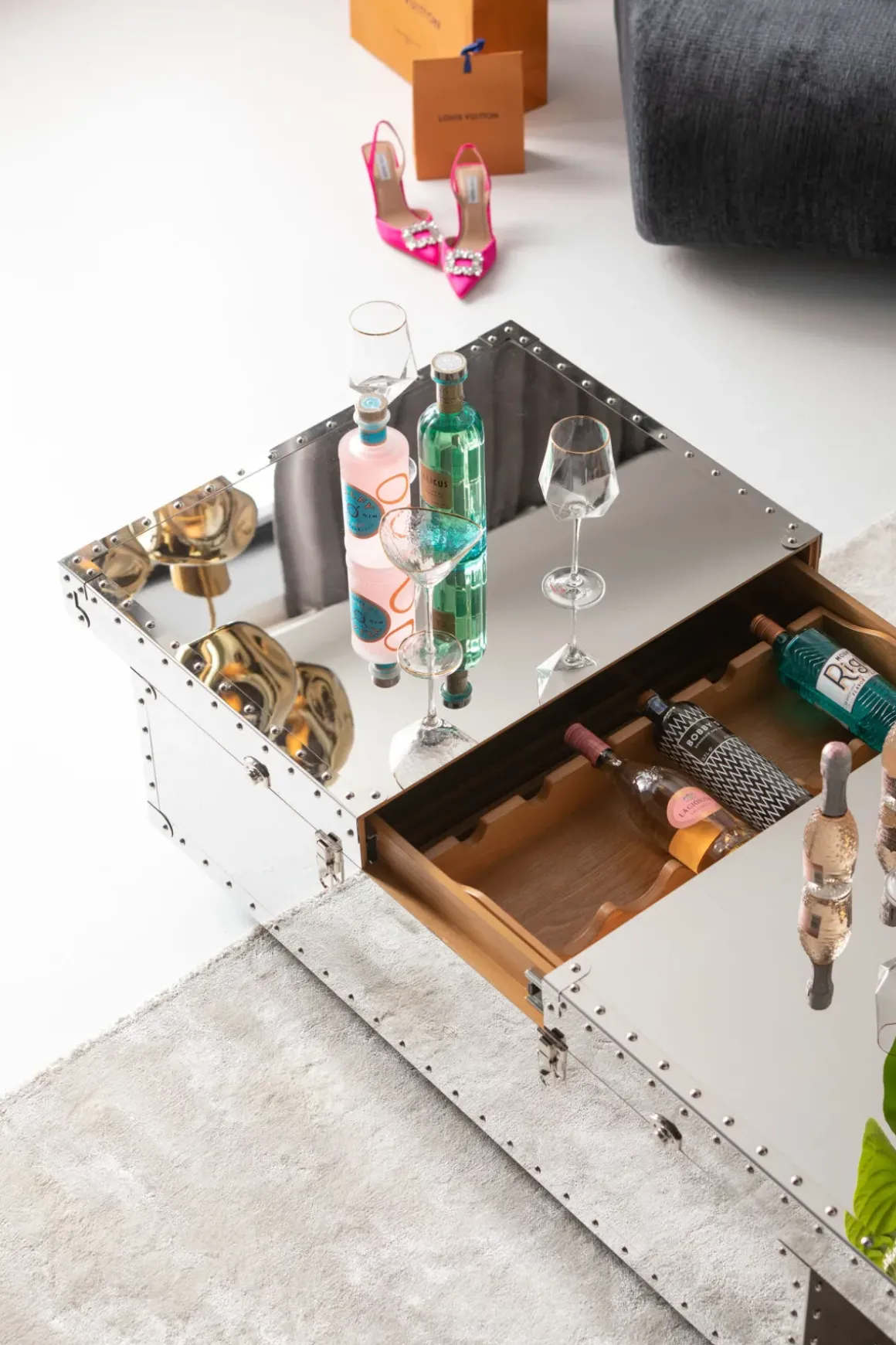 Soffbord Bar Vegas, 120x75cm - KARE Design