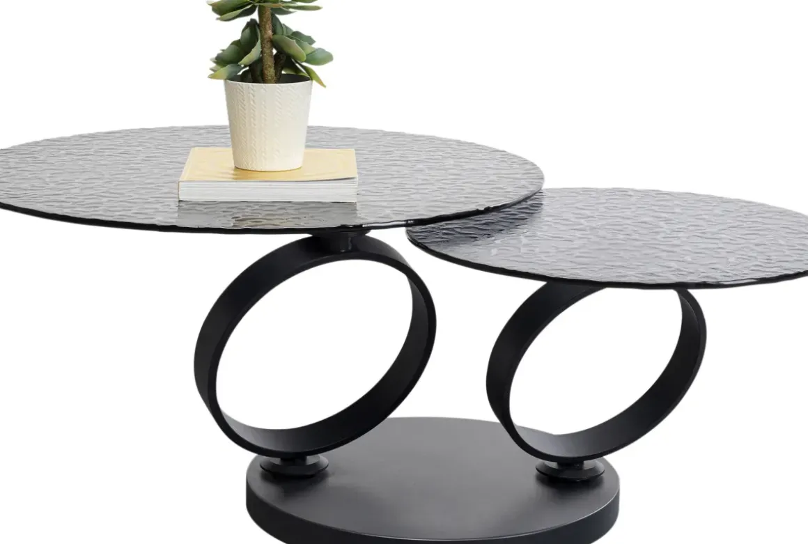 Soffbord Beverly Bubble - Svart, 133x80cm - KARE Design