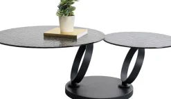 Soffbord Beverly Bubble - Svart, 133x80cm - KARE Design
