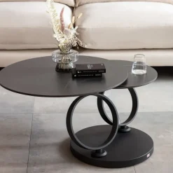Soffbord Beverly - Svart, 133x80cm - KARE Design