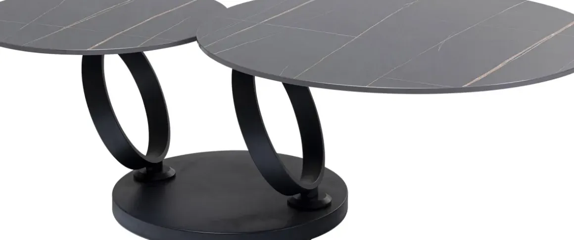 Soffbord Beverly - Svart, 133x80cm - KARE Design