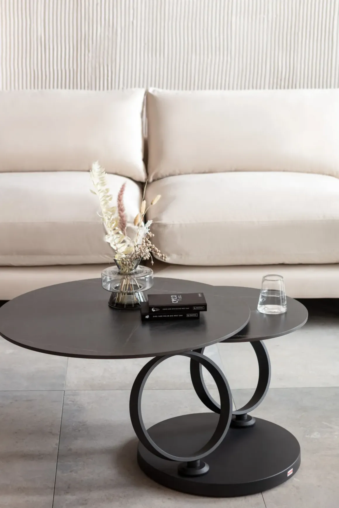 Soffbord Beverly - Svart, 133x80cm - KARE Design