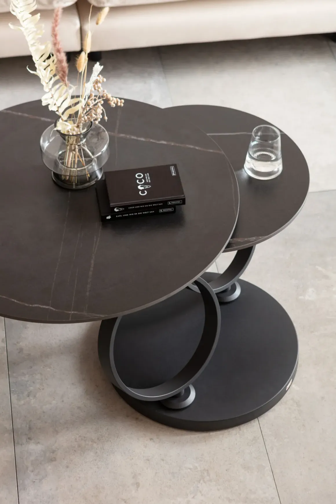 Soffbord Beverly - Svart, 133x80cm - KARE Design