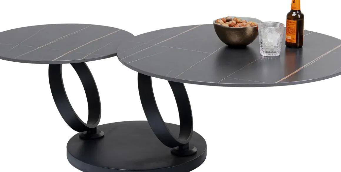 Soffbord Beverly - Svart, 133x80cm - KARE Design