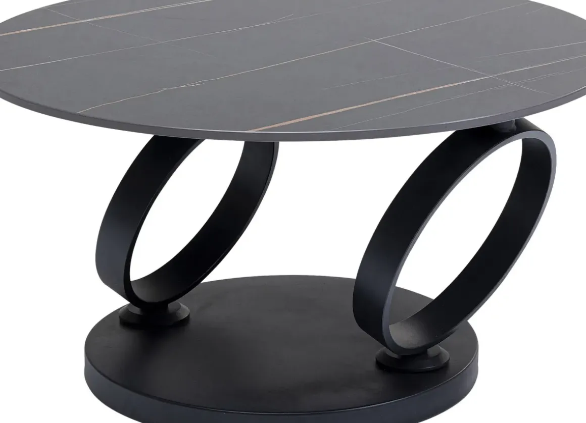 Soffbord Beverly - Svart, 133x80cm - KARE Design