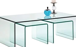 Soffbord Clear Club (3/Set) - KARE Design