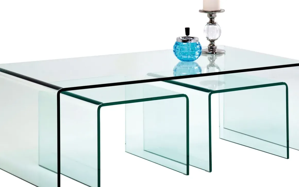 Soffbord Clear Club (3/Set) - KARE Design