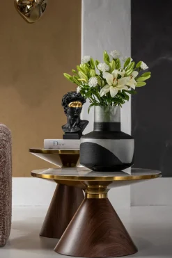 Soffbord Cono - Keramik Ø70cm - KARE Design