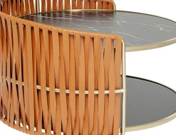 Soffbord Copper, Ø86cm - KARE Design