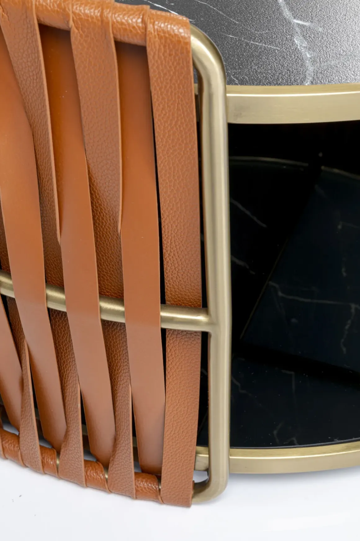 Soffbord Copper, Ø86cm - KARE Design