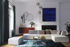 Soffbord Dimension Fyrkantig - Svart/Glas, 80x80cm - KARE Design
