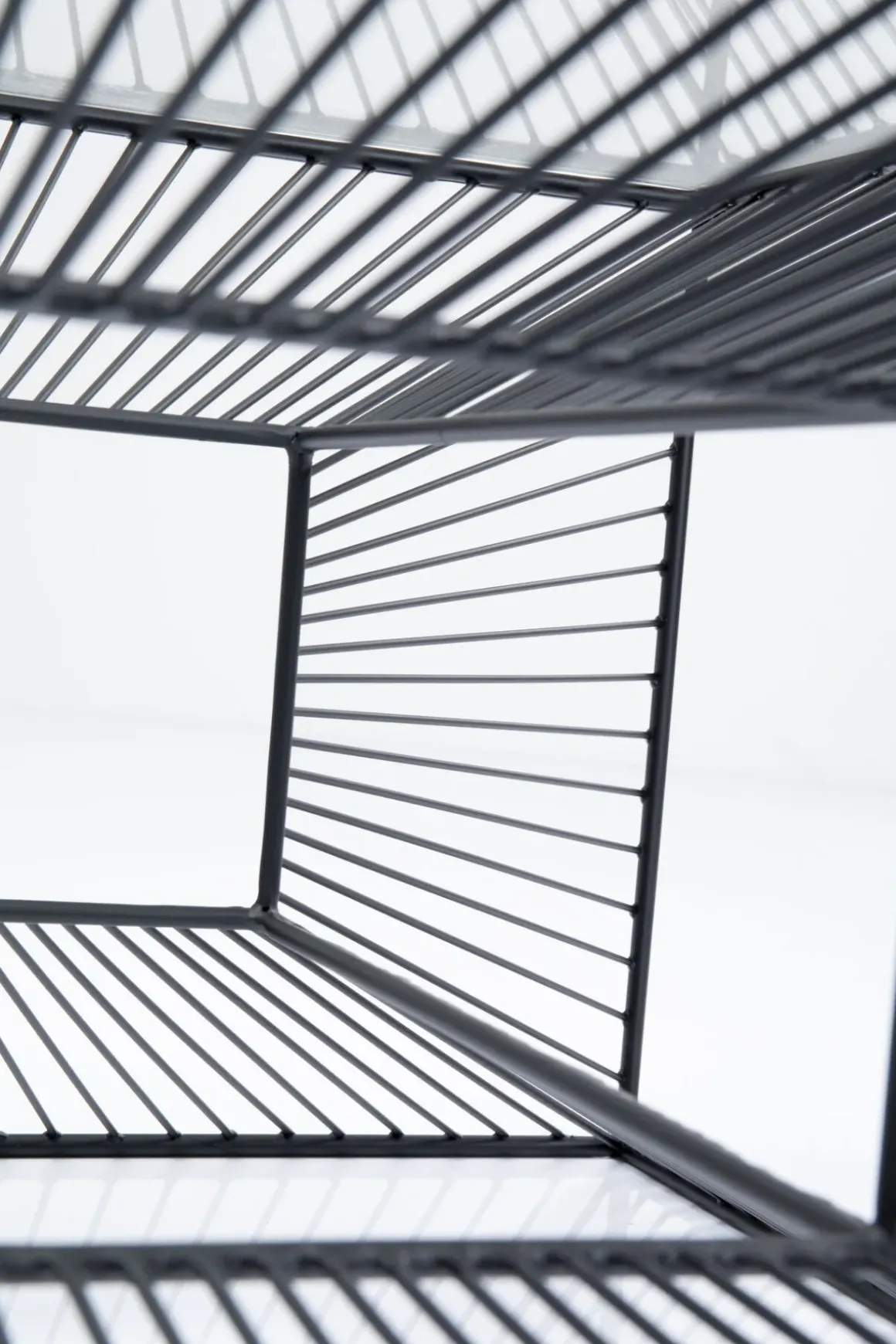 Soffbord Dimension Fyrkantig - Svart/Glas, 80x80cm - KARE Design