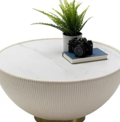 Soffbord Endless Vegas - Vit, Ø71cm - KARE Design