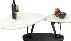 Soffbord Franklin - Svart/Vit, 150x58cm - KARE Design