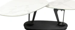 Soffbord Franklin - Svart/Vit, 150x58cm - KARE Design