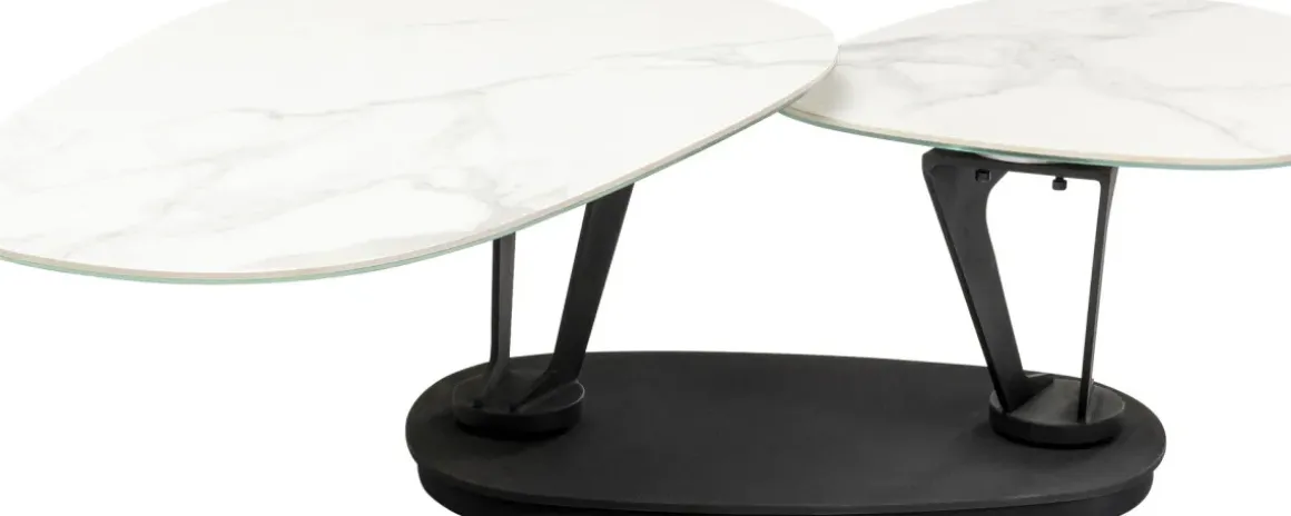 Soffbord Franklin - Svart/Vit, 150x58cm - KARE Design