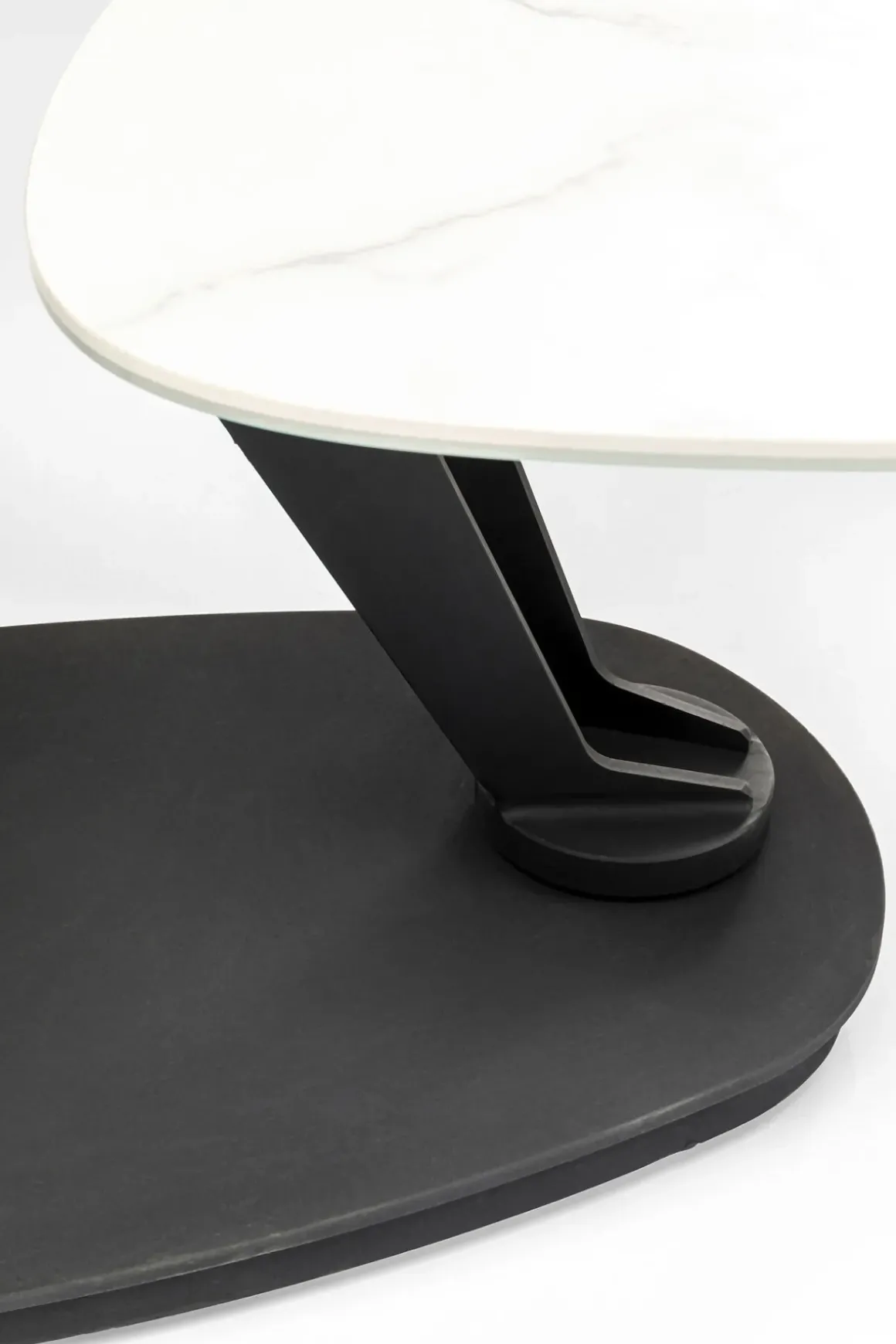 Soffbord Franklin - Svart/Vit, 150x58cm - KARE Design