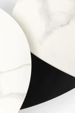 Soffbord Franklin - Svart/Vit, 150x58cm - KARE Design