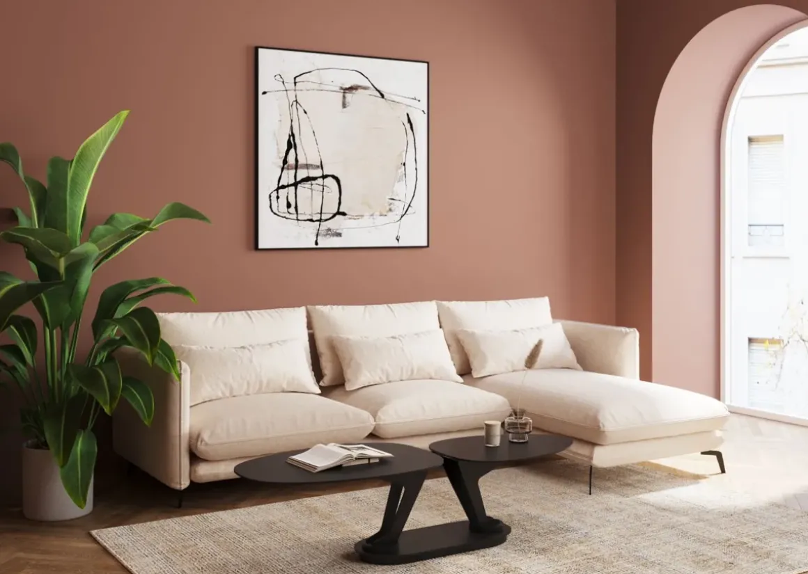 Soffbord Franklin - Svart, 150x58cm - KARE Design