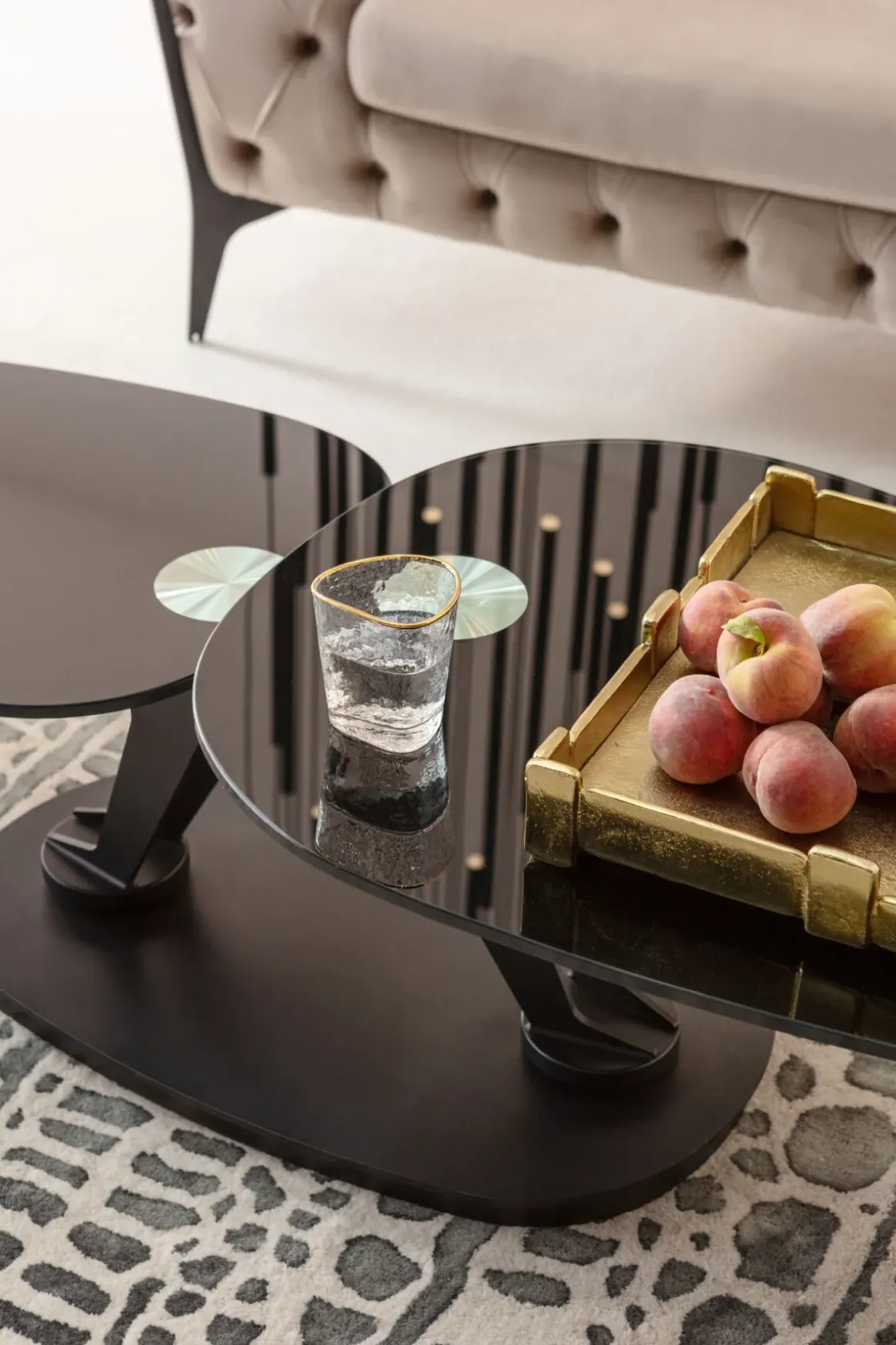 Soffbord Franklin - Svart, 150x58cm - KARE Design