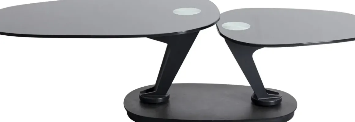 Soffbord Franklin - Svart, 150x58cm - KARE Design