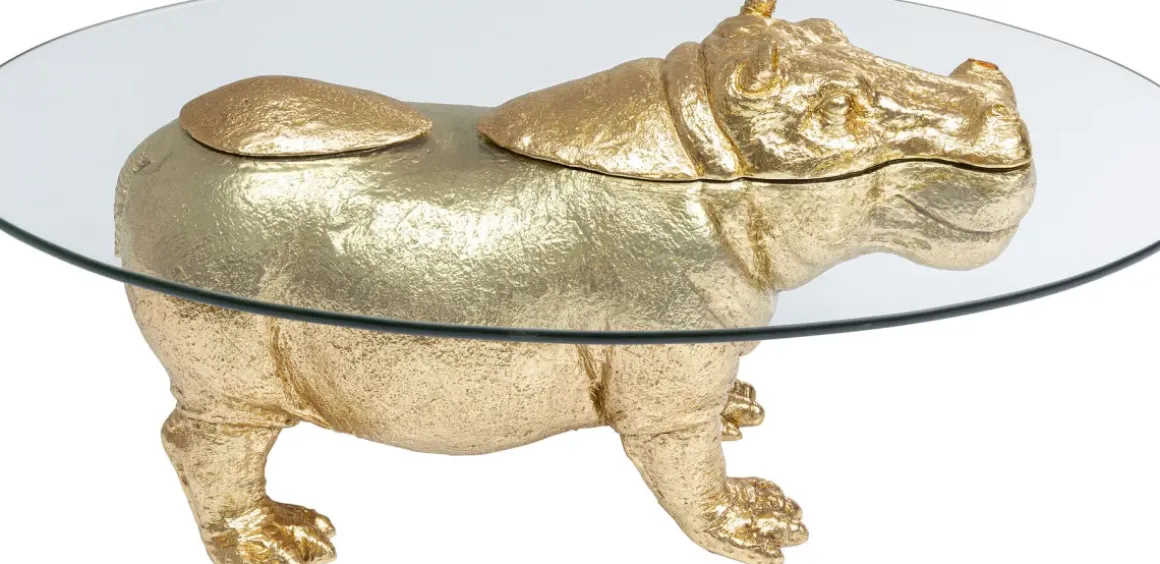 Soffbord Hippo - Flodhäst Ø80cm - KARE Design