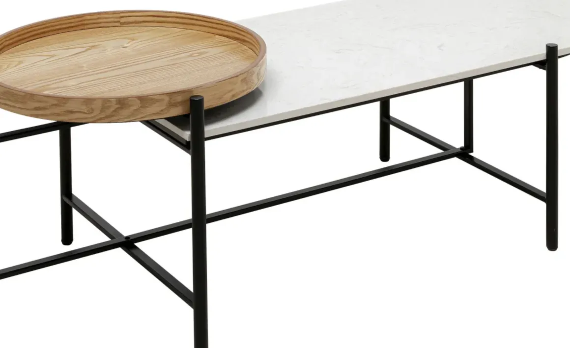 Soffbord Layered, 128x55cm - KARE Design