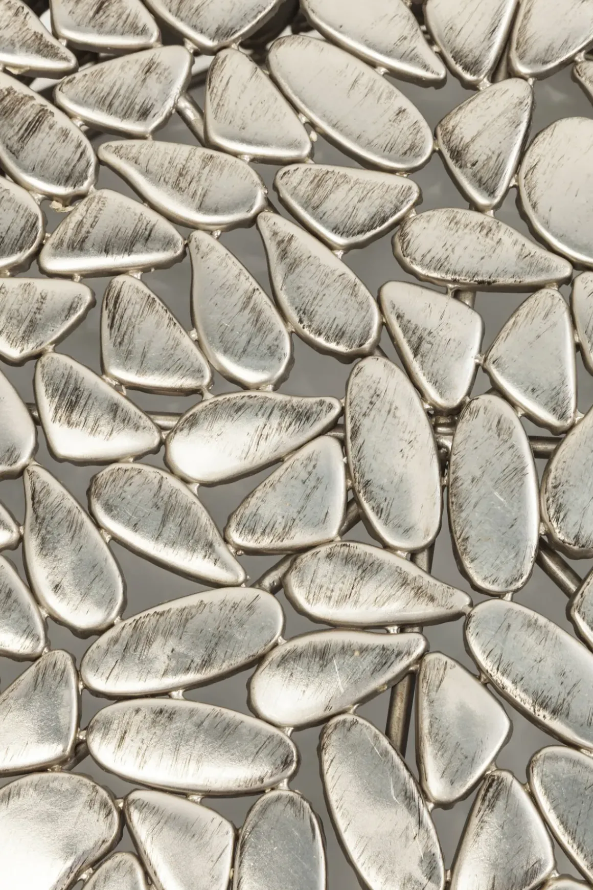 Soffbord Pebbles Deluxe - Set med 2 Bord i Silver - KARE Design