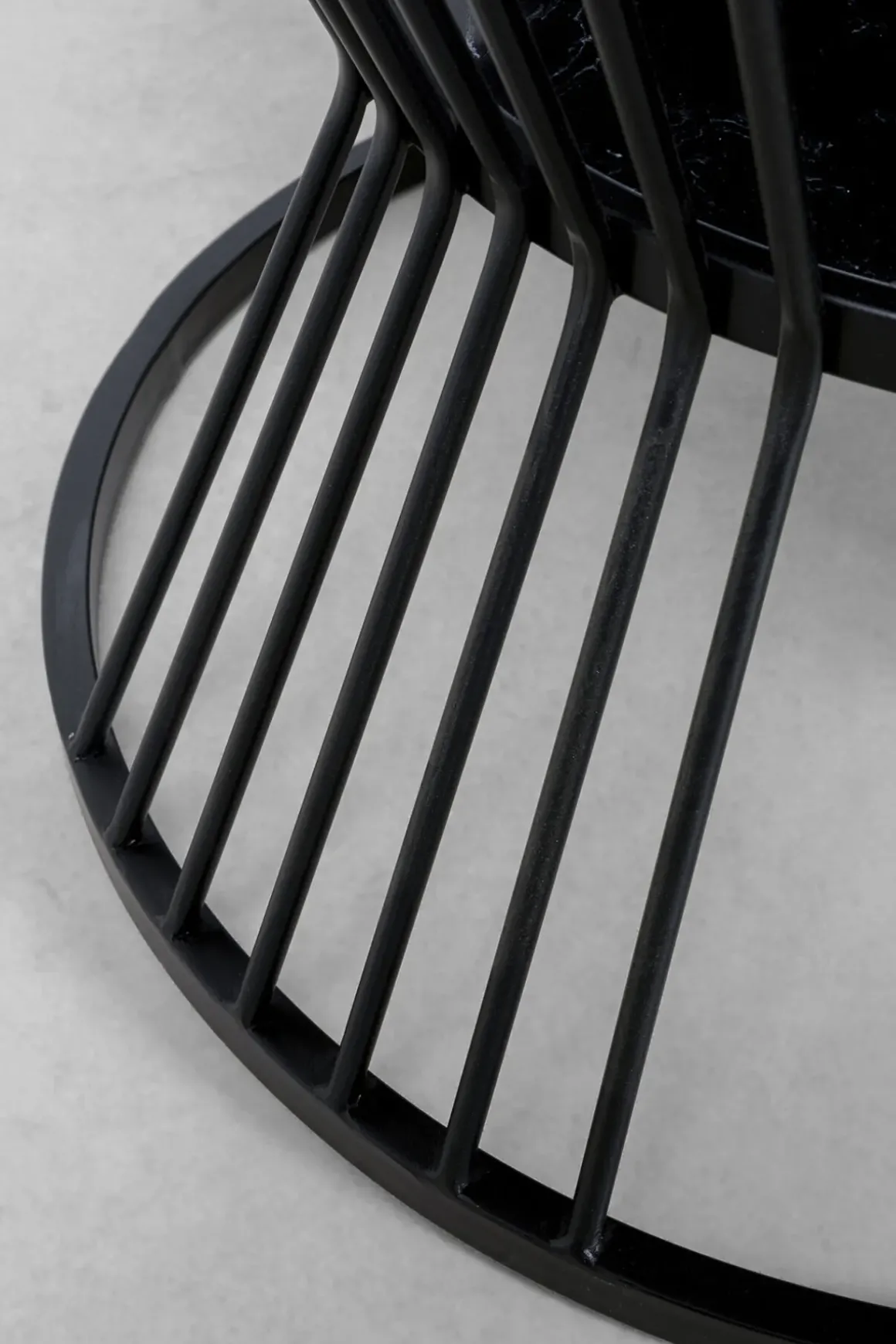 Soffbord Roma - Marmor/Svart, 2-set - KARE Design