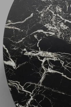 Soffbord Schickeria - Svart/Marmor Ø80cm - KARE Design