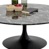 Soffbord Schickeria - Svart/Marmor Ø110cm - KARE Design