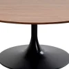 Soffbord Schickeria Valnöt/Svar Ø110cm - KARE Design
