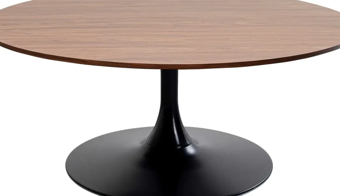 Soffbord Schickeria Valnöt/Svar Ø110cm - KARE Design
